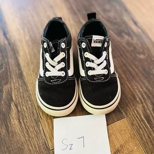 VANS Old school vans for toddler boys size 7